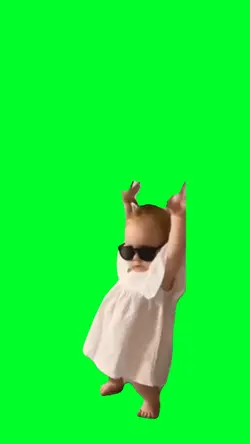 cute baby dancing