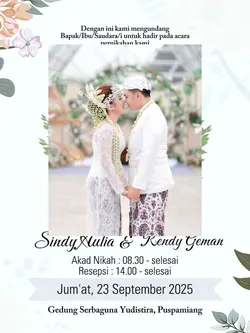 Undangan pernikahan 