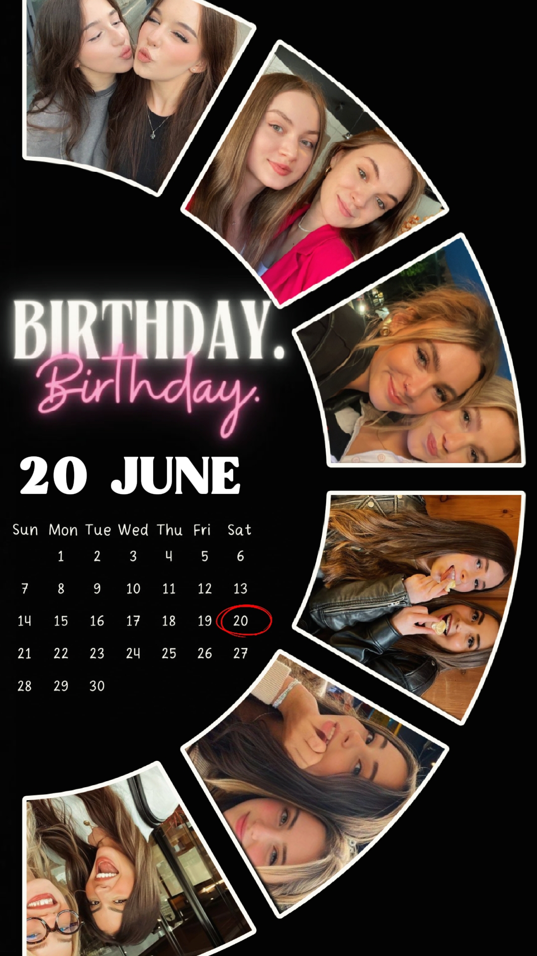 BIRTHDAY 20 JUNE 
