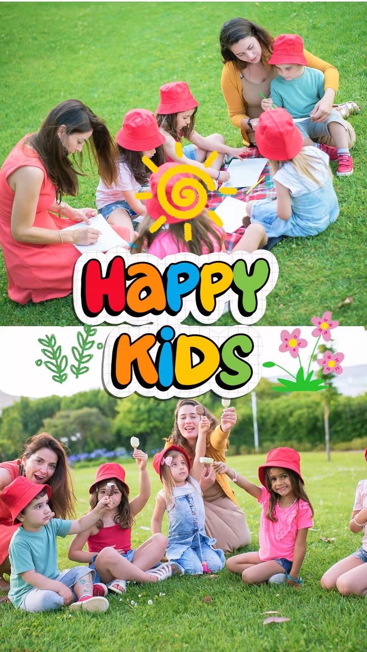Niños felices 