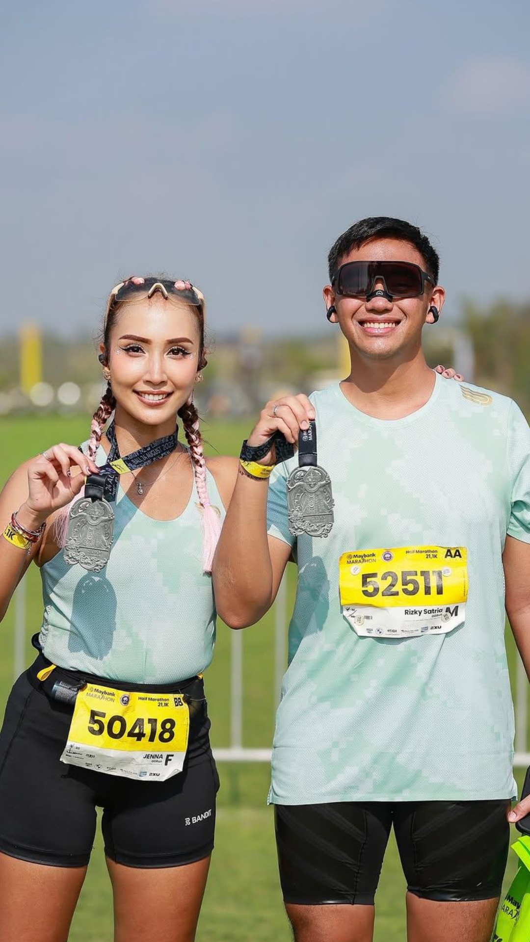 Couple Running 
