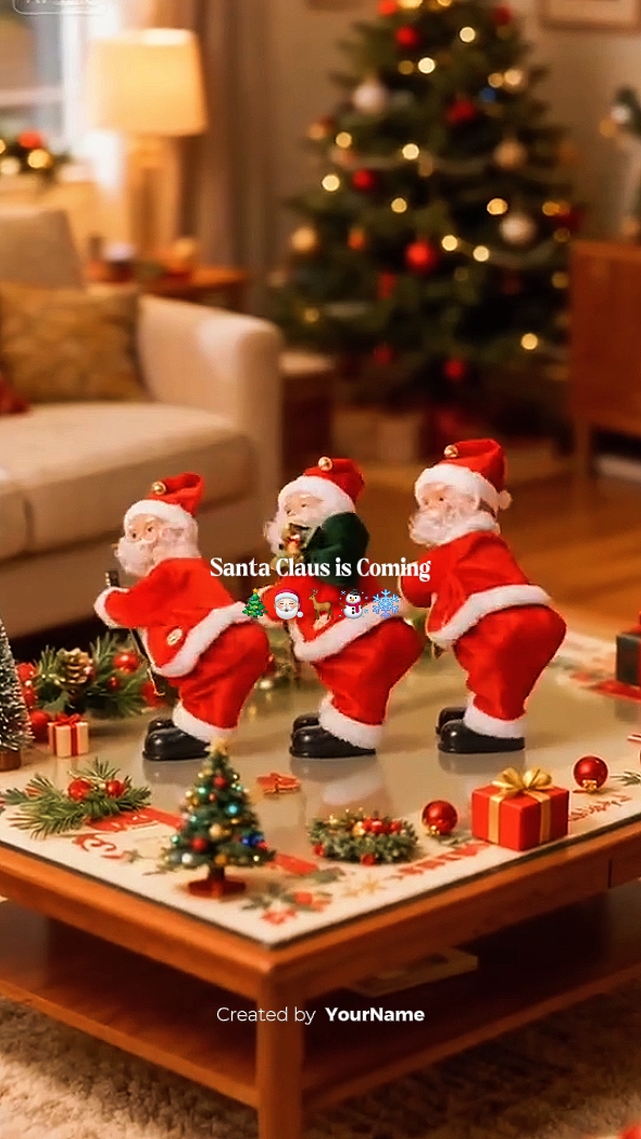 Santa Claus está llegando