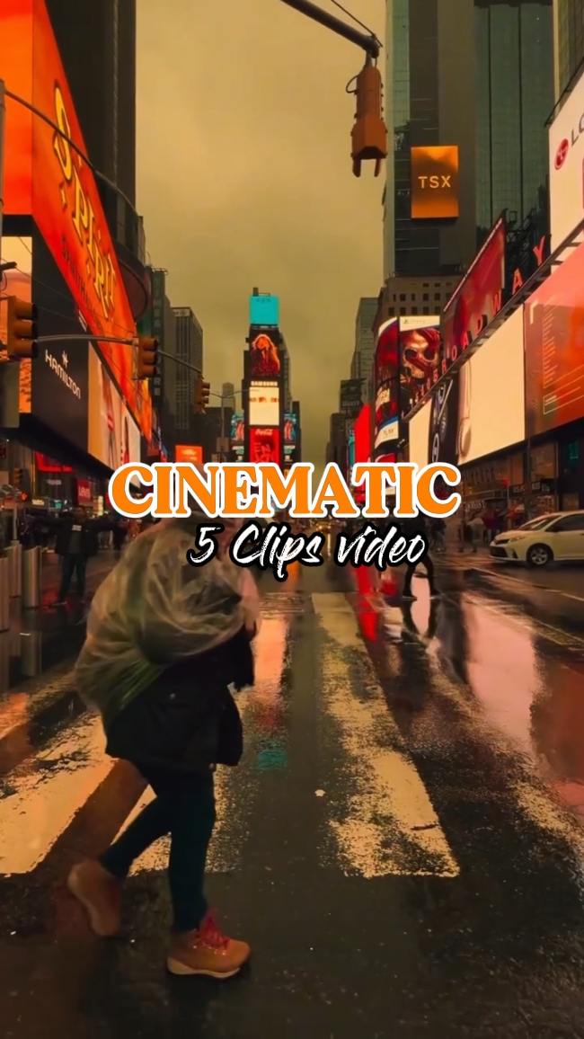 5 CLIPS CINÉMATIQUES 