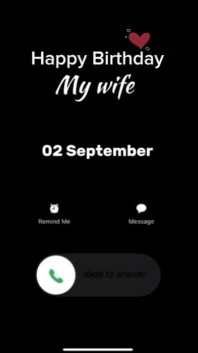 HBD wife 2 September