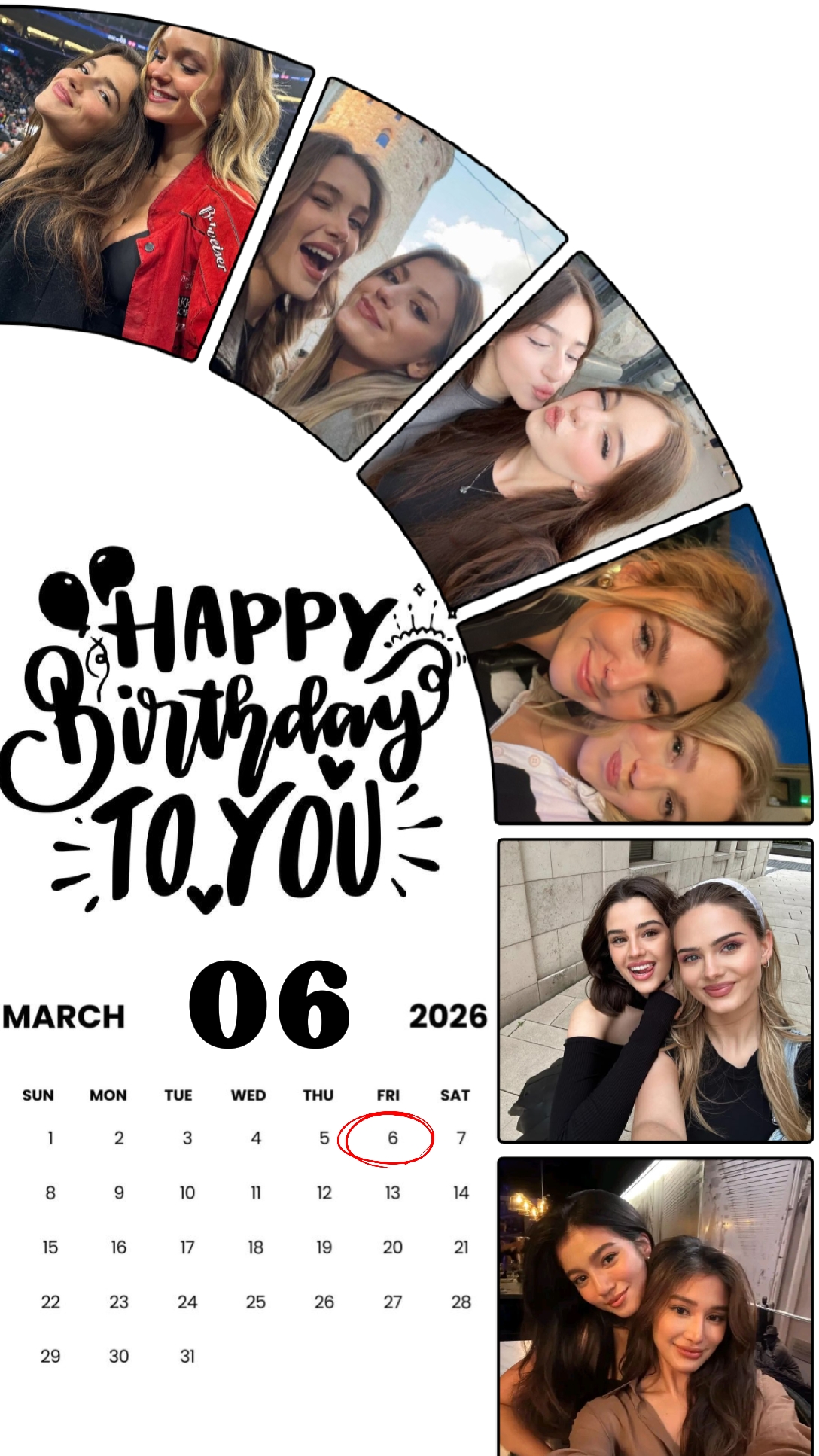 ANNIVERSAIRE 06 MARS 