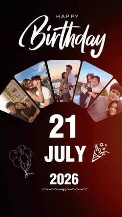 Birthday 21 July