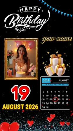 Birthday 19 August