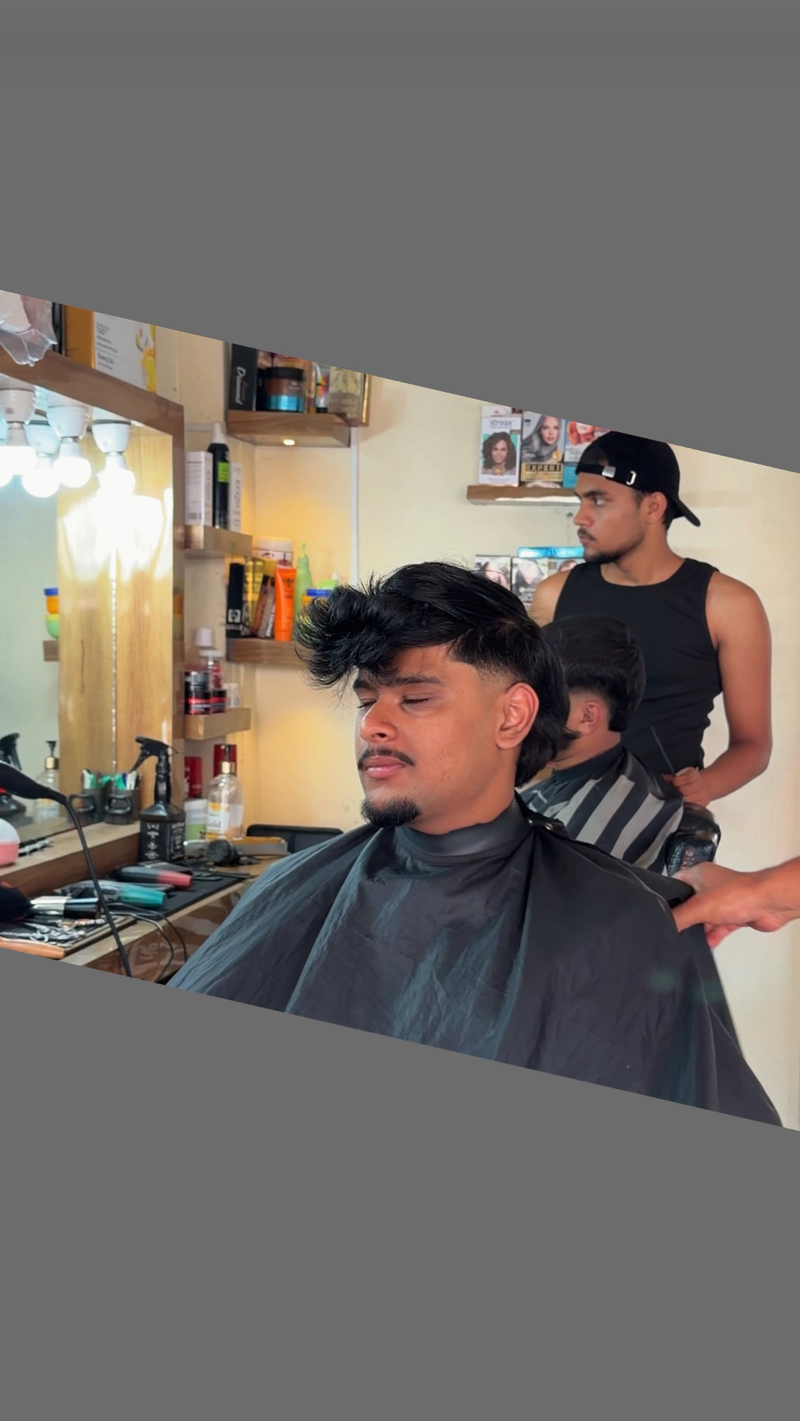 Corte de pelo de salmonetes