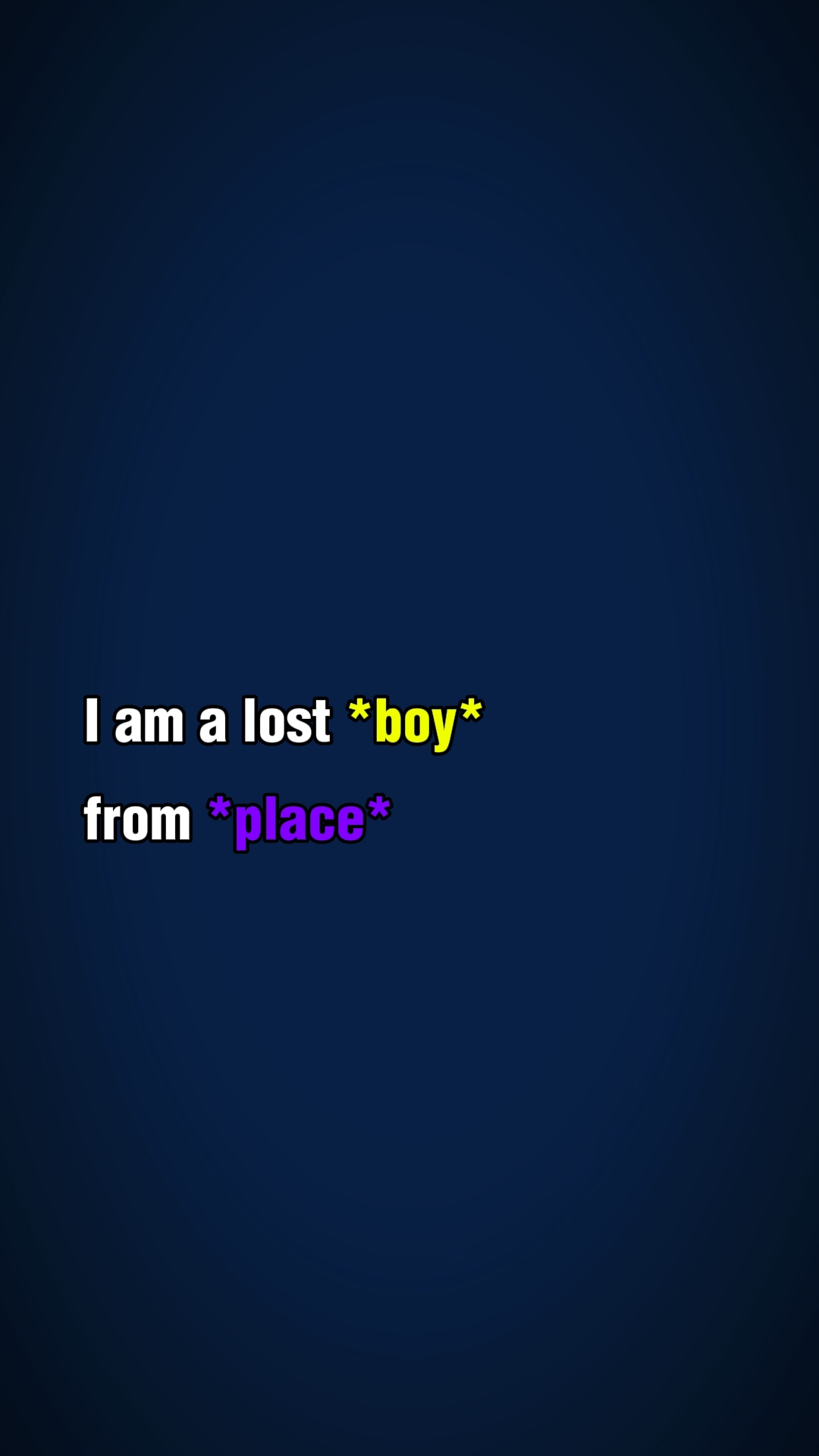 lost boy
