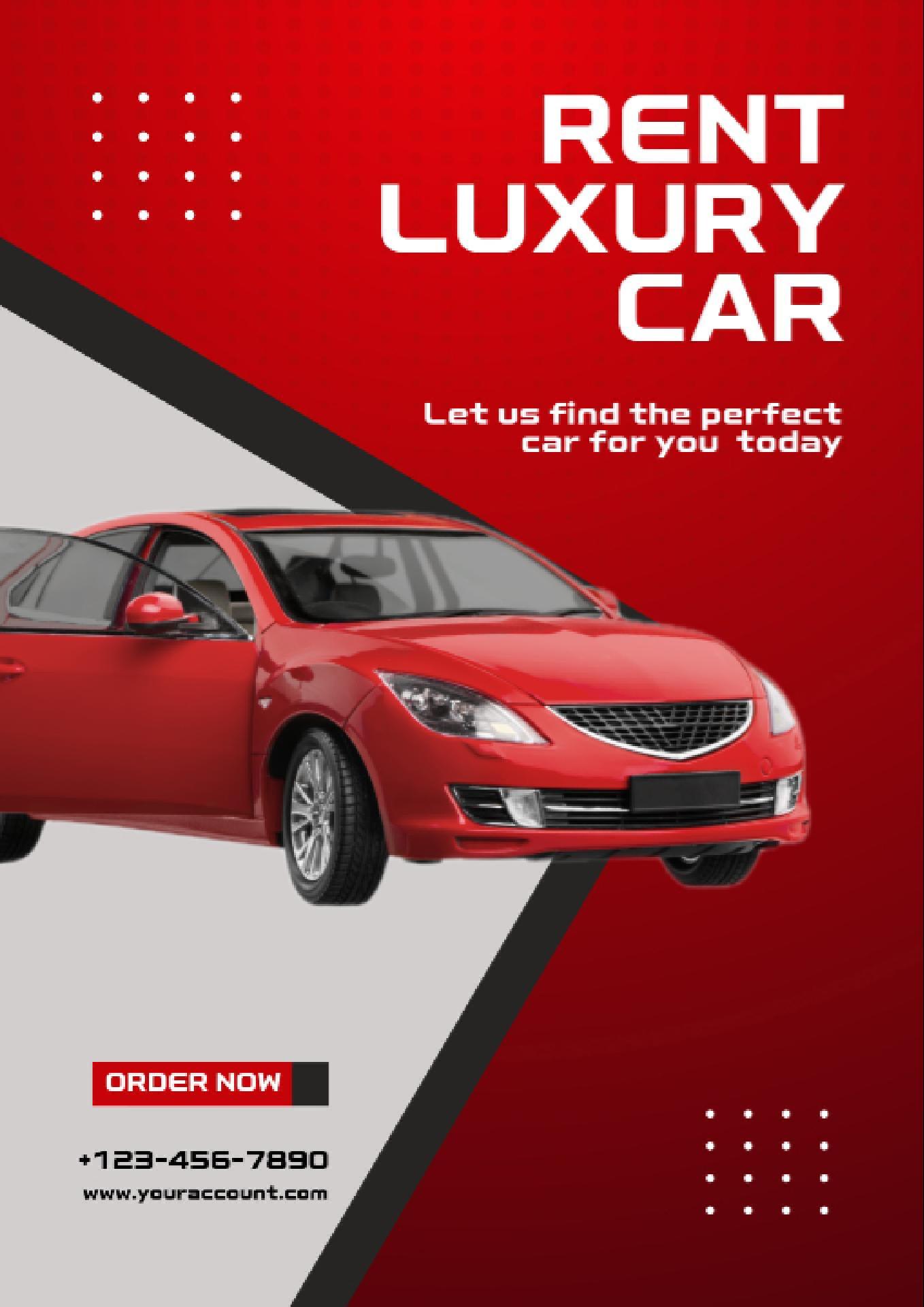 Alugue um carro de luxo