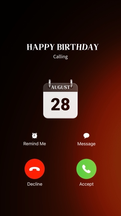 BIRTHDAY 28 AUGUS