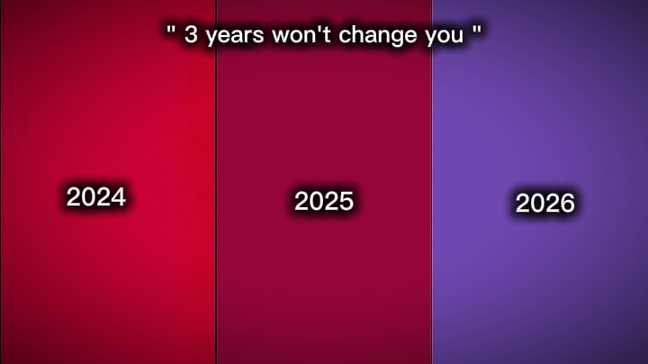3 years 