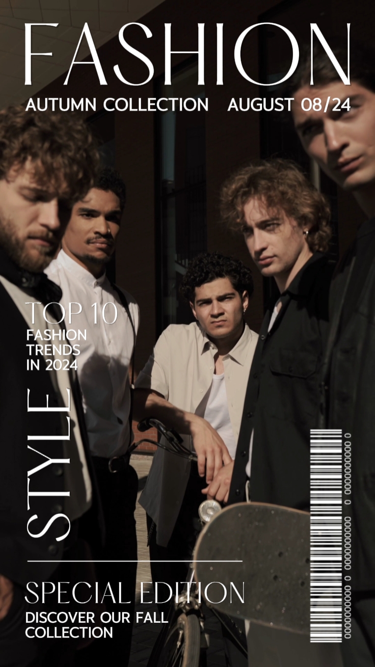 Industria de la moda en tono cálido Recién llegados de otoño Plantilla de promoción para TikTok
