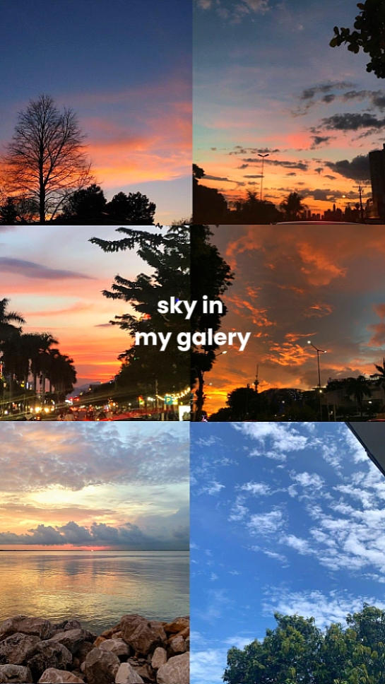Cielo en mi galería...