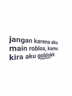 jangan karna aku