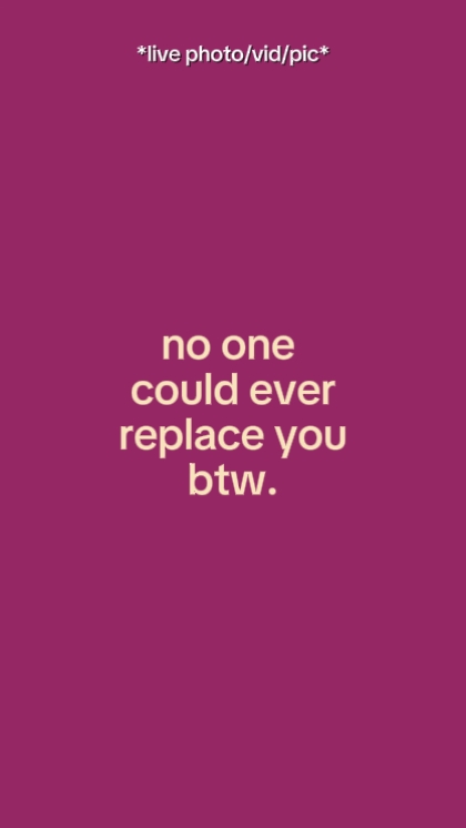 No One Could Ever