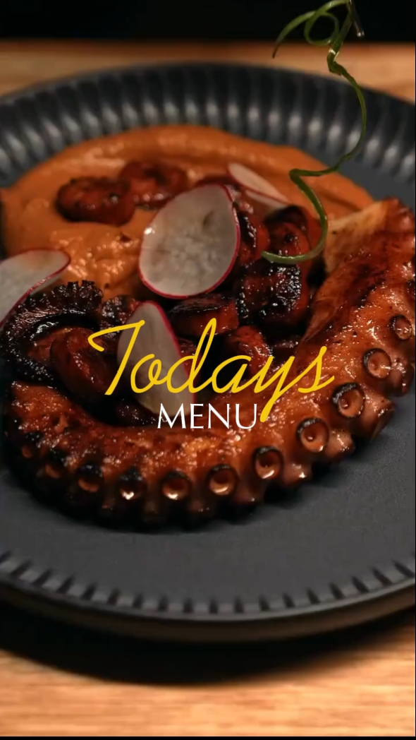 TOdays food menu