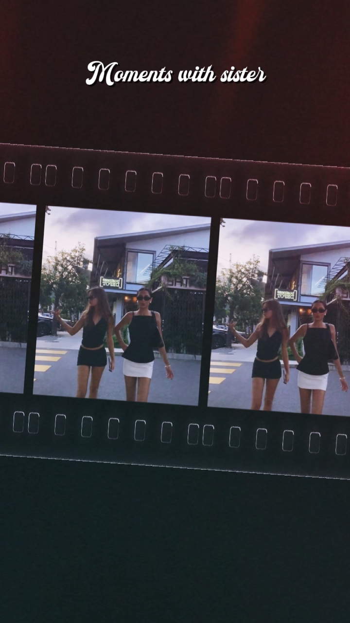Moments with sister 