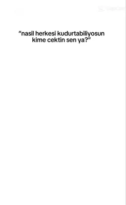Kime çektin sen