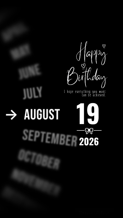 BDAY LOVE 19 AUGUST