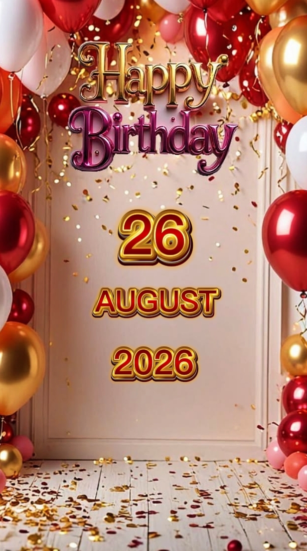 Anniversaire 26 AOÛT 