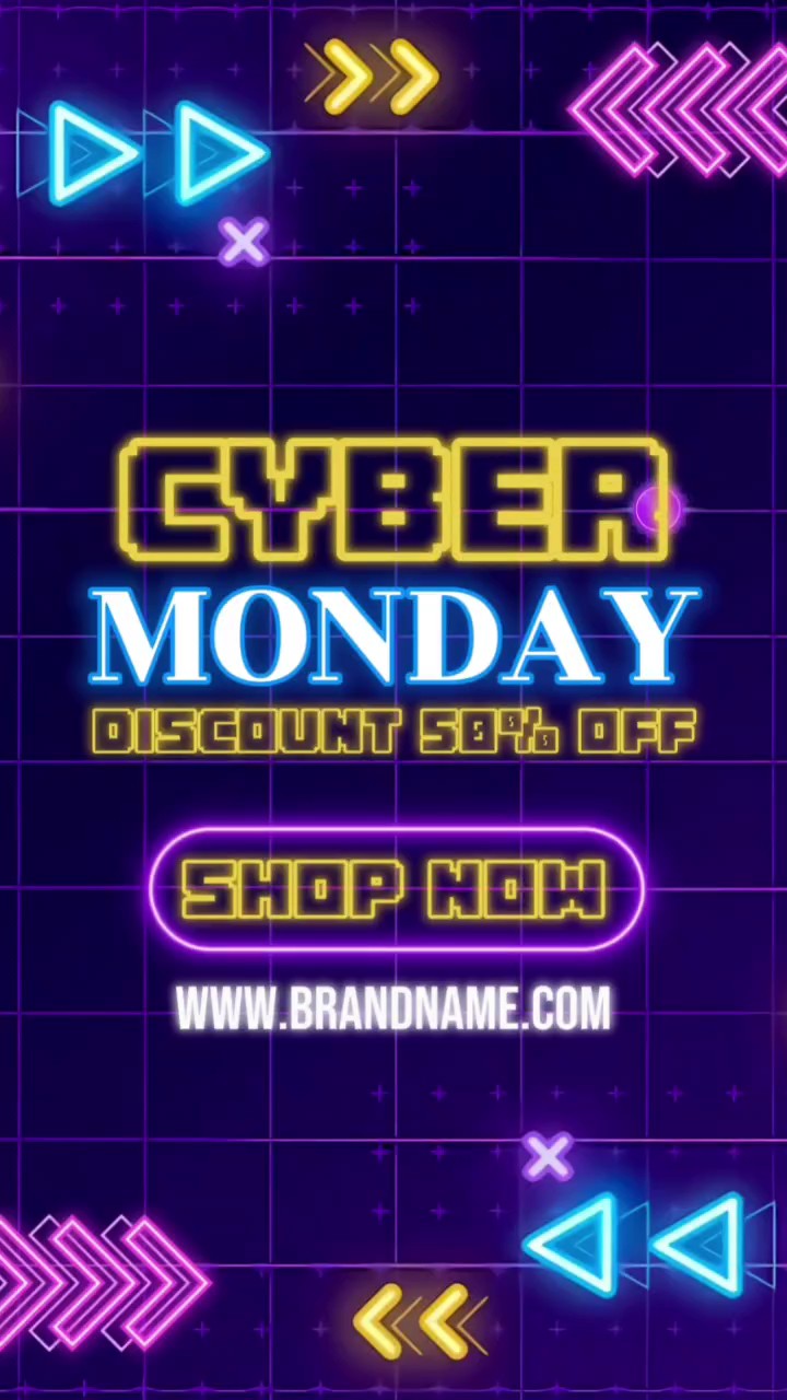 General Industry/3C Electronics/Fashion- Cyber Monday creative video