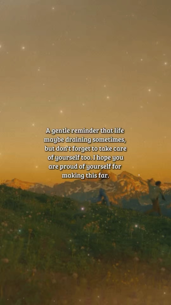 A gentle reminder