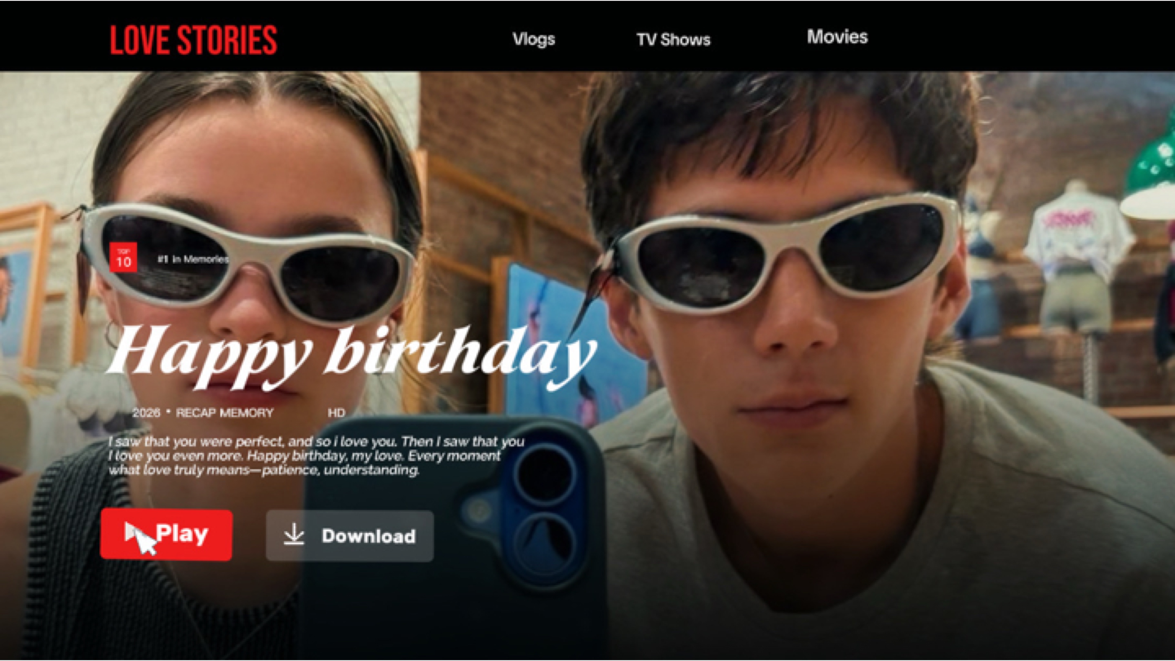Netflix - aniversário 