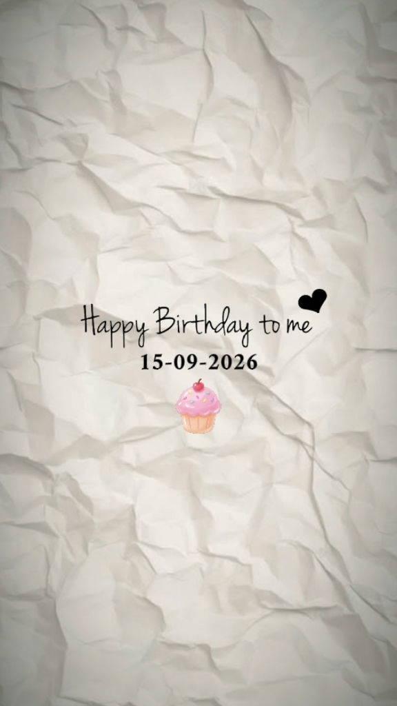 HBD TO ME 15 SEPT