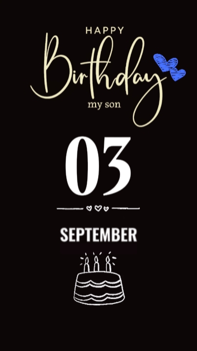 HBD 3 de setembro 