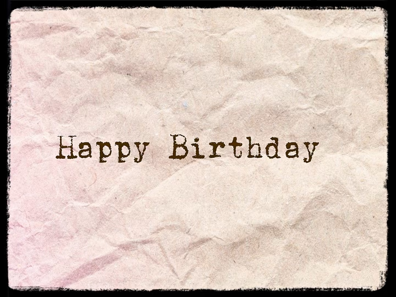 Happy Birthday 