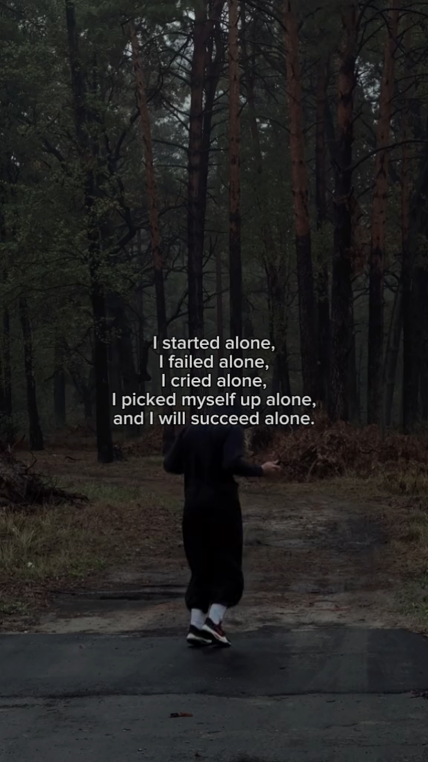 I STARTED ALONE