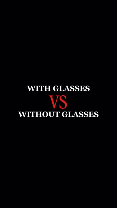with glasses