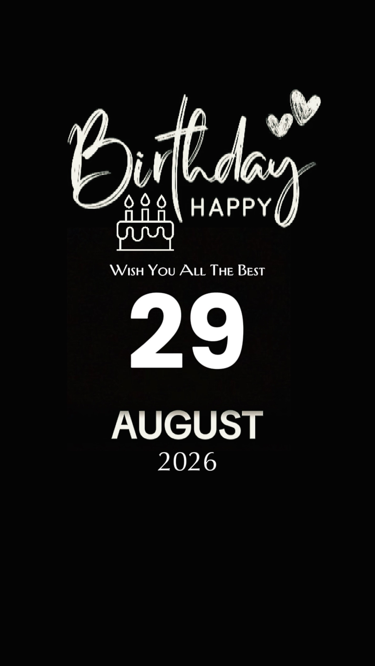 BIRTHDAY SON 29 AUG