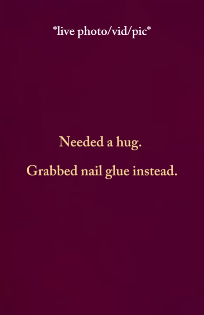 Necesitaba un abrazo.