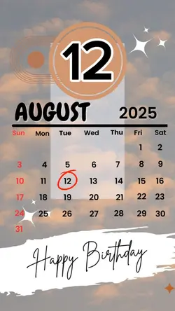 birthday 12 August