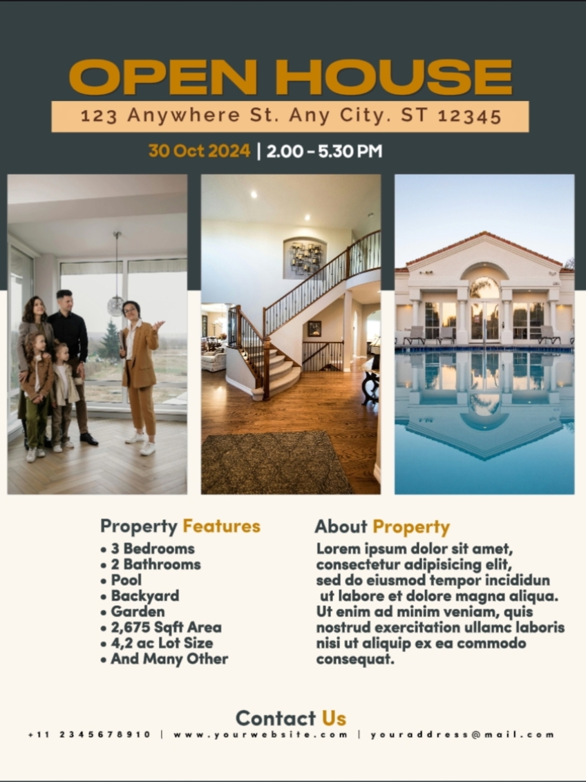 open house template