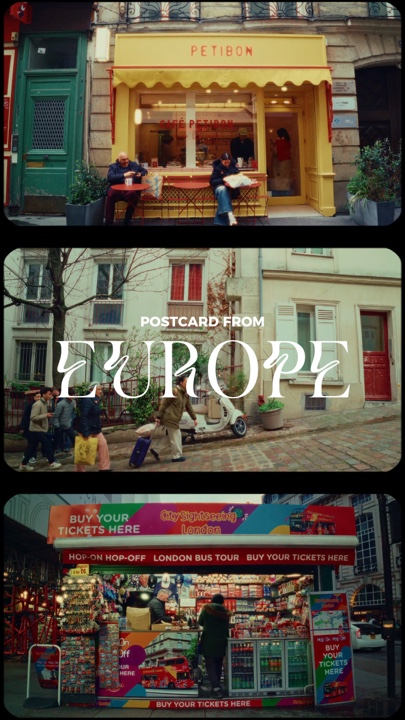 Carte postale d'Europe