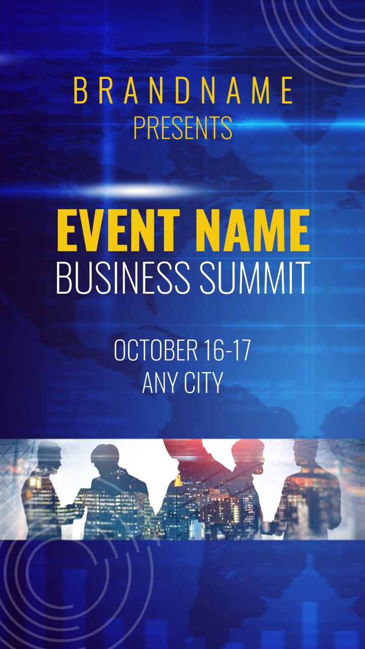 Promo Acara Bisnis Gaya Gradien Modern Industri Bisnis, 6Clips