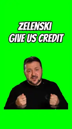 Zelenski give credi