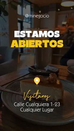 Estamos abiertos 