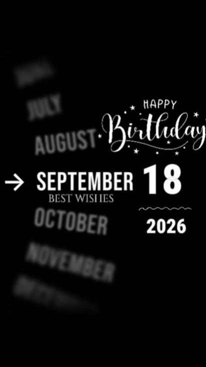 HBD SON 18 SEPTEMBER