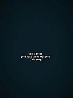 Don’t cheat