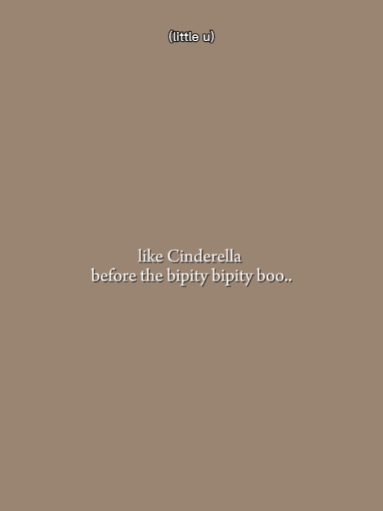 seperti Cinderella 