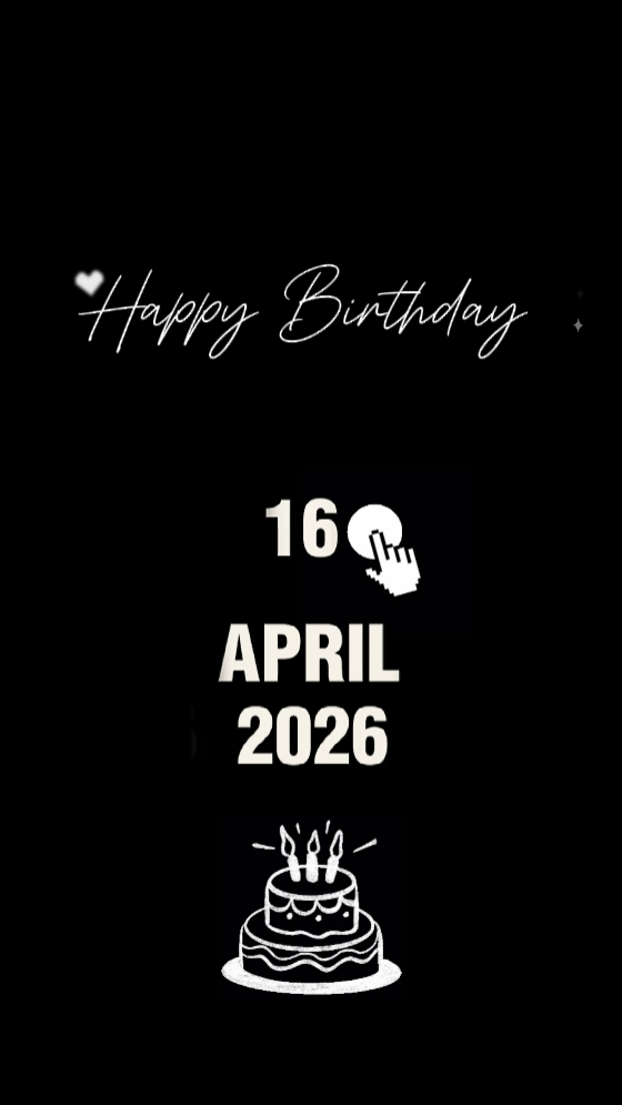 IRMÃ HBD 16 DE ABRIL 