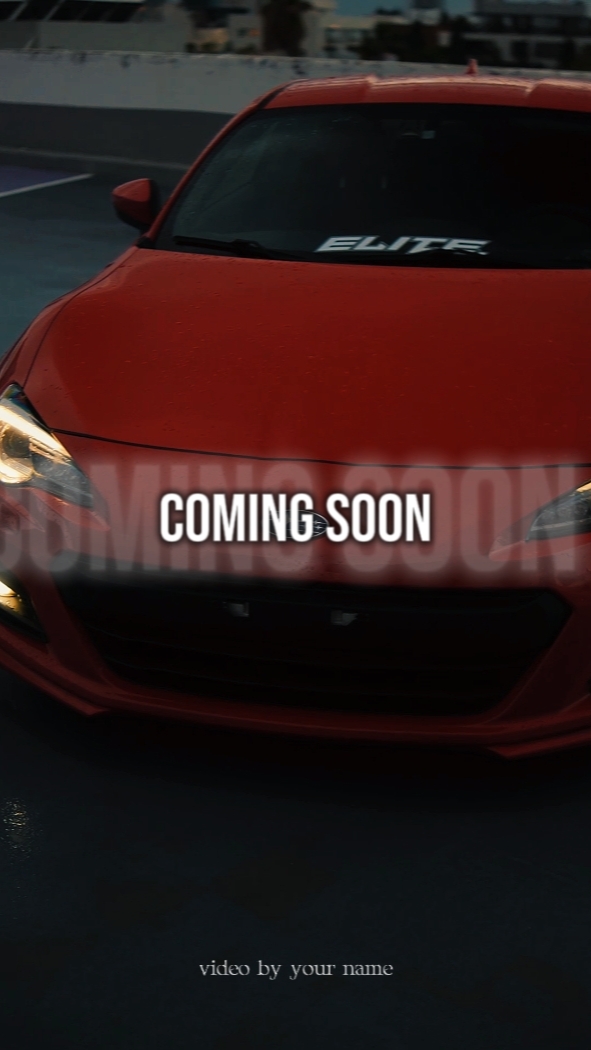 Edición cinematográfica del coche 
