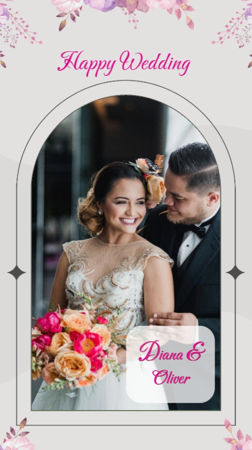 Feliz casamento 