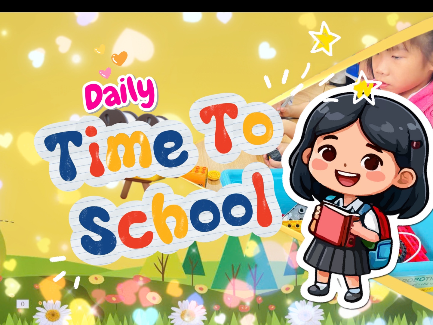 Il est temps d'aller à l'école