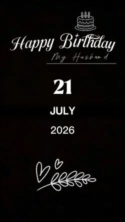 Husband Birthday