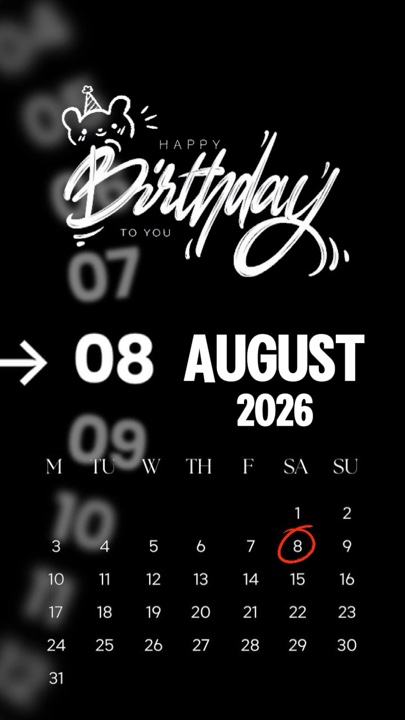 Ulang Tahun ke-08 Agustus 